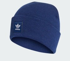 Adidas Originals Navy Unisex Adults Adicolour Cuff Beanie Hat RRP £24