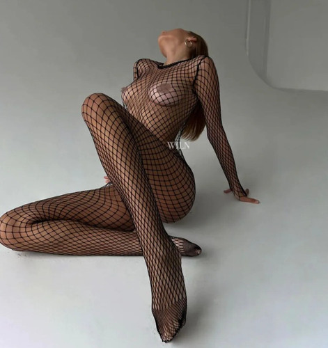 Black fishnet full body - black,