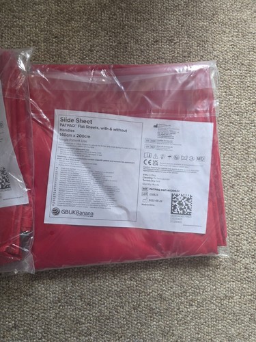 Packs slide sheets flat - slide,