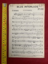  Sheet Music "Alt Silhouette And Blue Interlude" Trombone REF00062