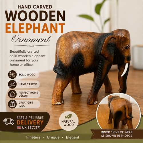 Hand carved solid - hand, wood