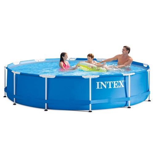 Intex metal frame pool 12ft - pool, x