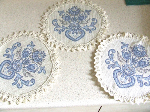 Set round blue - 3,