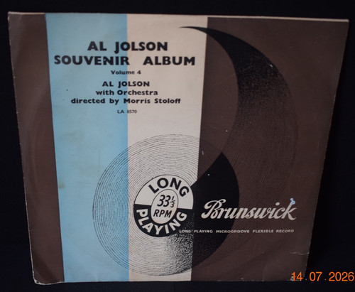 Jolson souvenir album - "al, album"