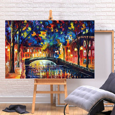 Leonid Afremov CITY BRIDGE