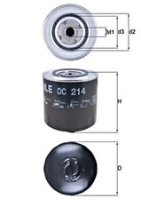 Oil Filter MAHLE Fits AUDI VW