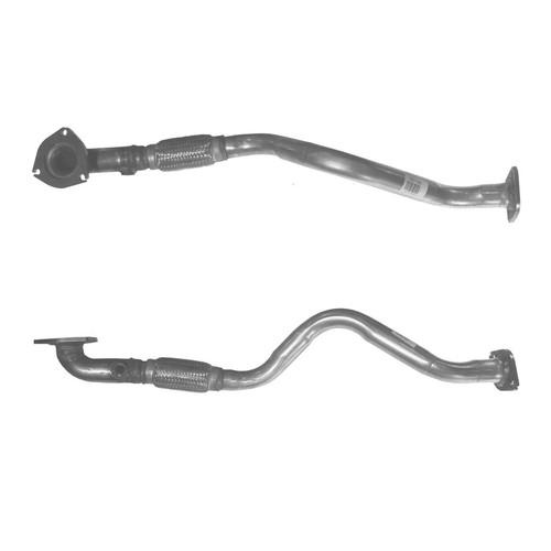 Exhaust pipe front - +, fitting