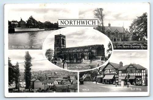 Postcard northwich rppc - rppc, mv