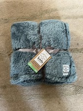 DUNELM Teddy Bear fleece Throw, These Are Great for Sofa / Chair Cover  New