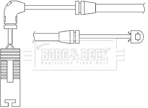 Borg beck bwl3012 brake pad - &,