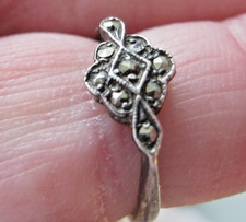 Antique Marcasite Solid Silver