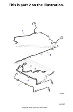 Jaguar Genuine Brake Pipe Replacement Fits S-Type 1999-2008 Classic XR851953
