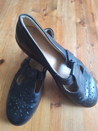 Hotter shake leather shoes - shake,