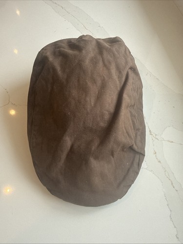 Brown waxed flat cap - f&f,