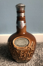 Collectable Empty Spode Chivas Royal Salute Scotch Whisky Decanter & Stopper