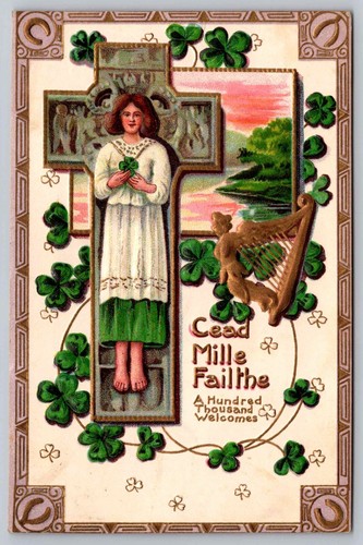 Postcard patrick s day - st.,