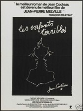 Les enfants terribles Jean Cocteau movie poster print