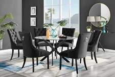 NOVARA 120cm Round Glass &