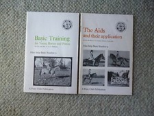 Equestrian books Pony Club Film strip books Basic training and Aids (2)