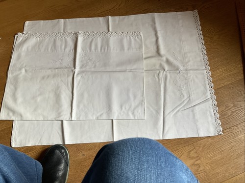 Vintage pillowcase set with - vintage, 2