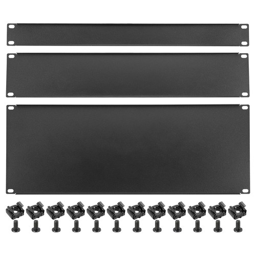 3pcs metal black blank - 3pcs, panels