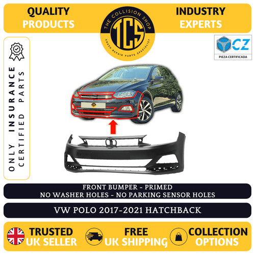 Front bumper primed for - front, vw
