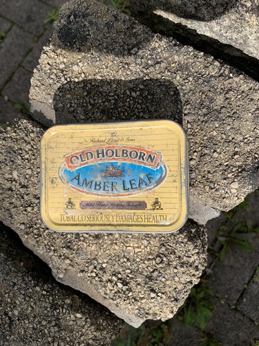 Tobacco tin old - tin,