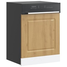  Oven Cabinets Kitchen Cabinet Oven Unit 2 pcs Lucca Engineered Wood vidaXL