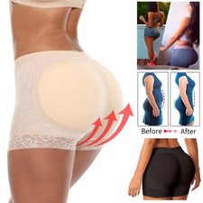 Women Seamless Buttock Padded Fake Ass Knicker Bum Lift Shaper Enhancer Knickers