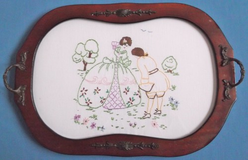 Vintage crinoline lady - crinoline, her