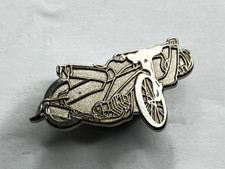 Speedway Bike shaped Pin Badge