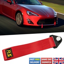 Car Tow Strap Set Front Rear Bumper Towing Hook High-Strength Racing Sports uk
