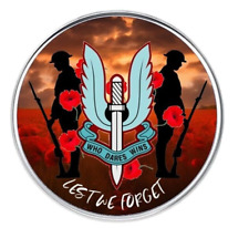 Special Air Service SAS remembrance lest we forget lapel pin badge 25mm