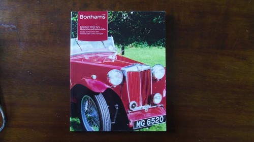 Bonhams catalogue motor cars - catalogue,