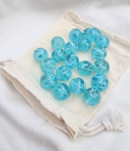 Oxygen glass marbles - oxygen, 25