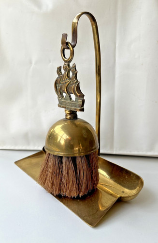 Vintage brass silent butler - brass, butler'