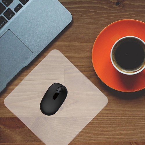 Glass mousepad clear desk - mousepad, pad