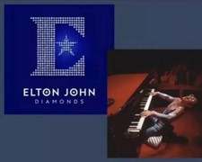 Elton John-Diamonds 50th Anniversary SINGLE CD + SIGNED ART CARD