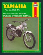 NOS Yamaha TY 175 125 80 50 Trials (74-84) Haynes Shop Manual Repair Book FV98