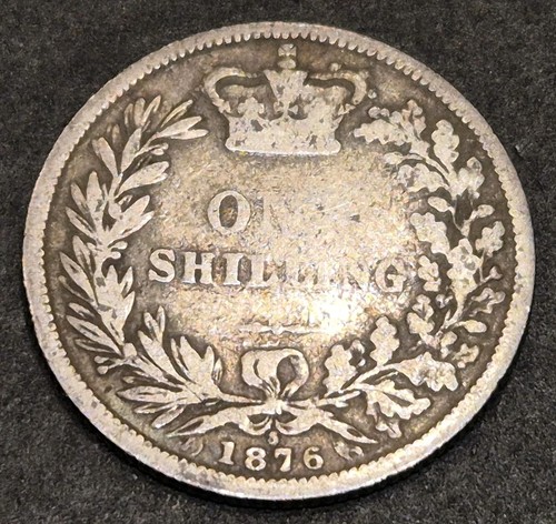 1876 one shilling queen - 1876,