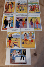 10x Seaside Saucy  Postcards