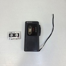SONY M-527V Micro Cassette Dictaphone VOR Voice Activated Recorder + Tape
