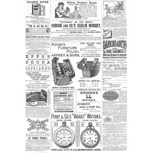 Victorian adverts bags - adverts;,