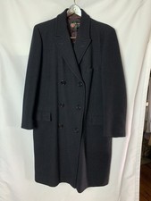 Vintage Coat Mens Navy Blue