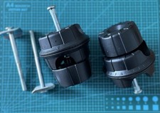 Genuine Halfords Bike Rack Fitment  / Adjustment Knob Replacement / Spare 2 Off