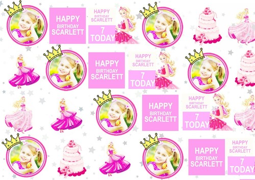 Personalised barbie photo - personalised,