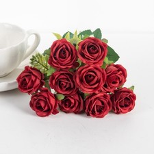 Silk Rose Artificial Bouquet