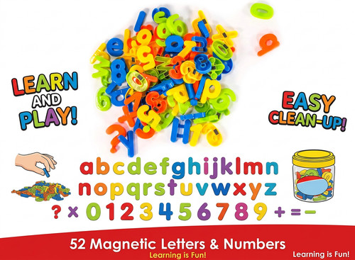 Magnetic letters numbers - magnetic,