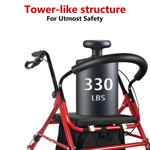 Folding rollator walker - folding,