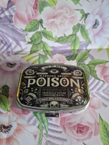 Humorous poison pill box - poison,